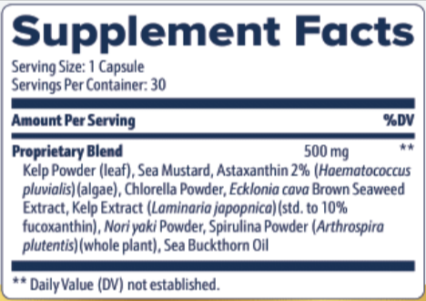 AquaPeace supplement Facts