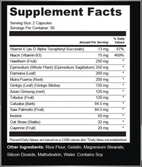 EloMaas Supplement Facts